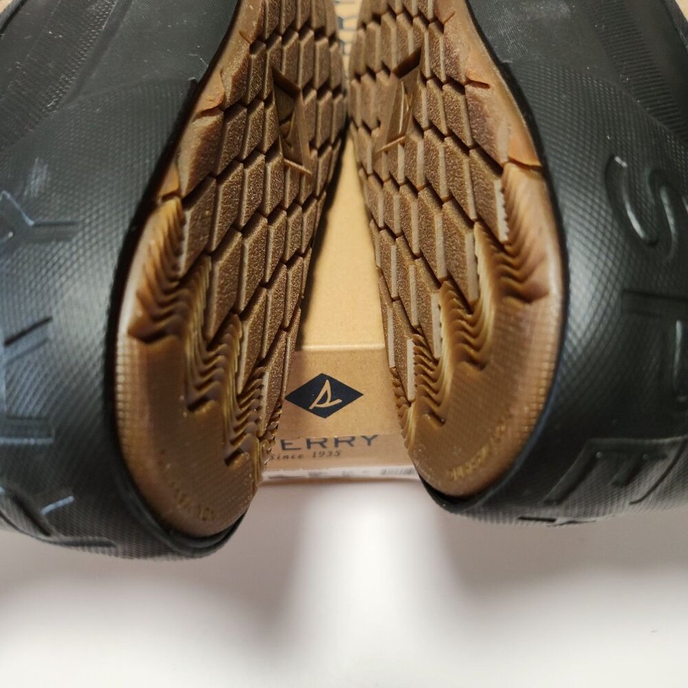 Sperry Mens Ice Breaker Boots Tan/Blk Size 8.5 US Waterproof All-Weather - Picture 14 of 16